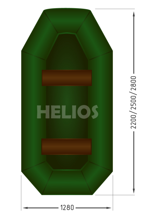 Надувная лодка Гелиос-25 (Helios)
