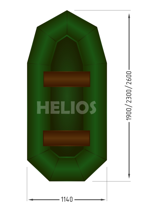 Надувная лодка Гелиос-26 (Helios)